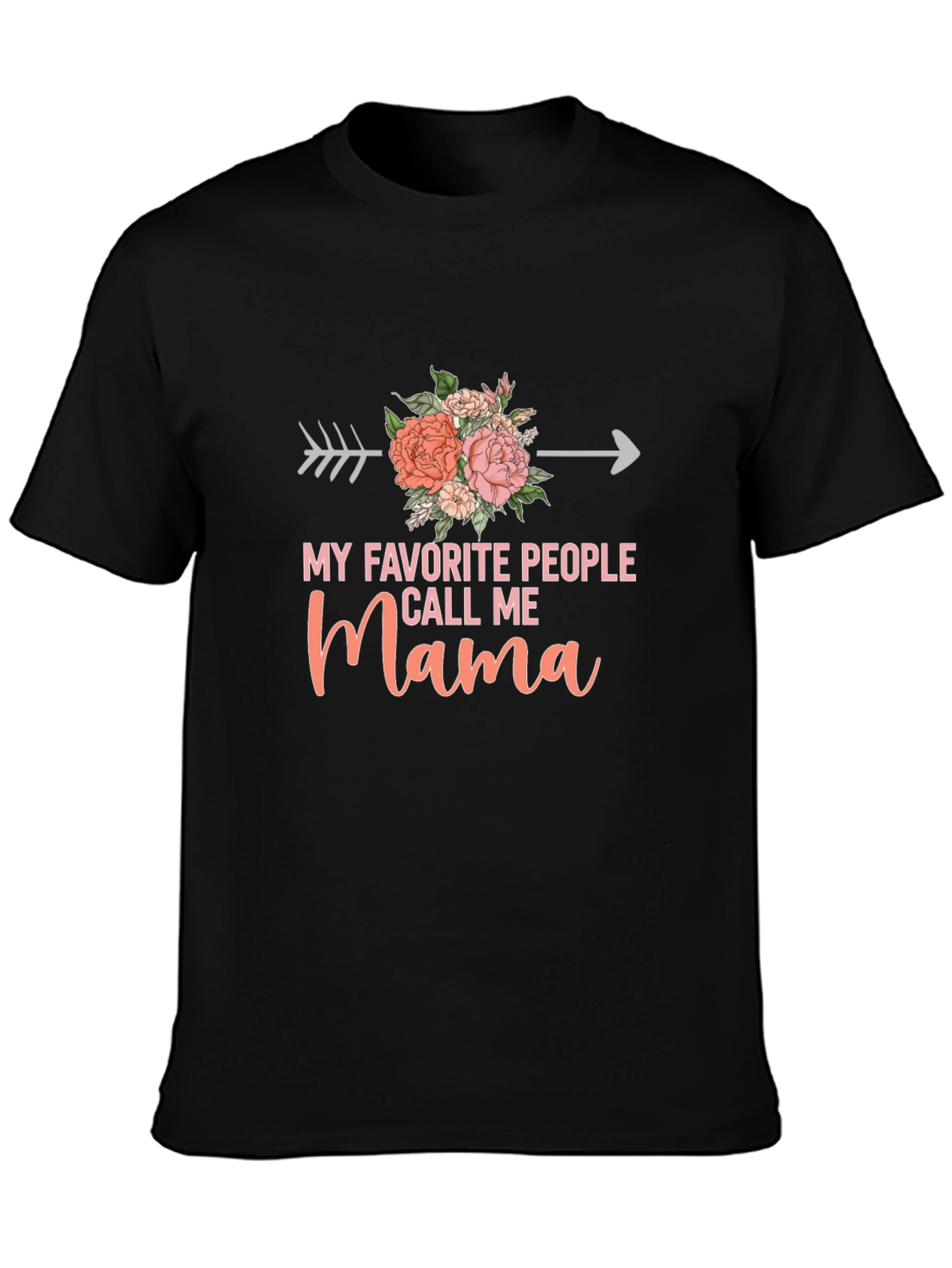 Mama Floral Arrow T-Shirt