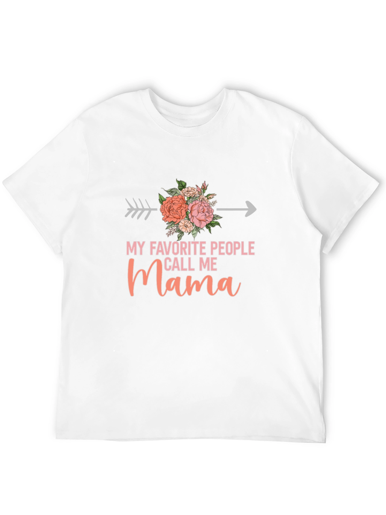 Mama Floral Arrow T-Shirt