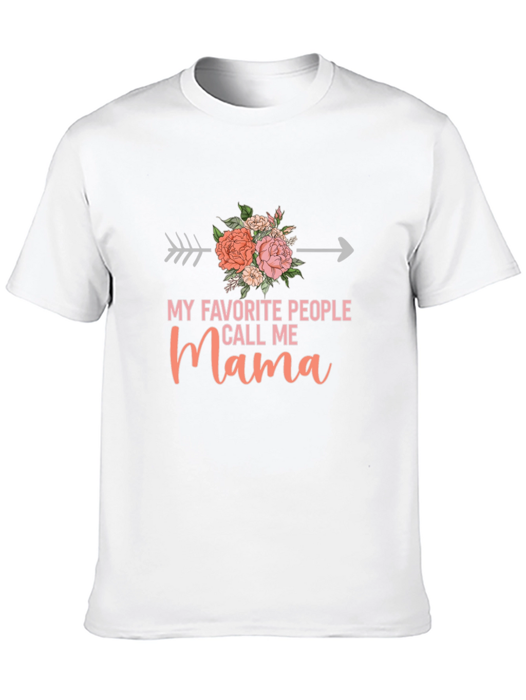 Mama Floral Arrow T-Shirt