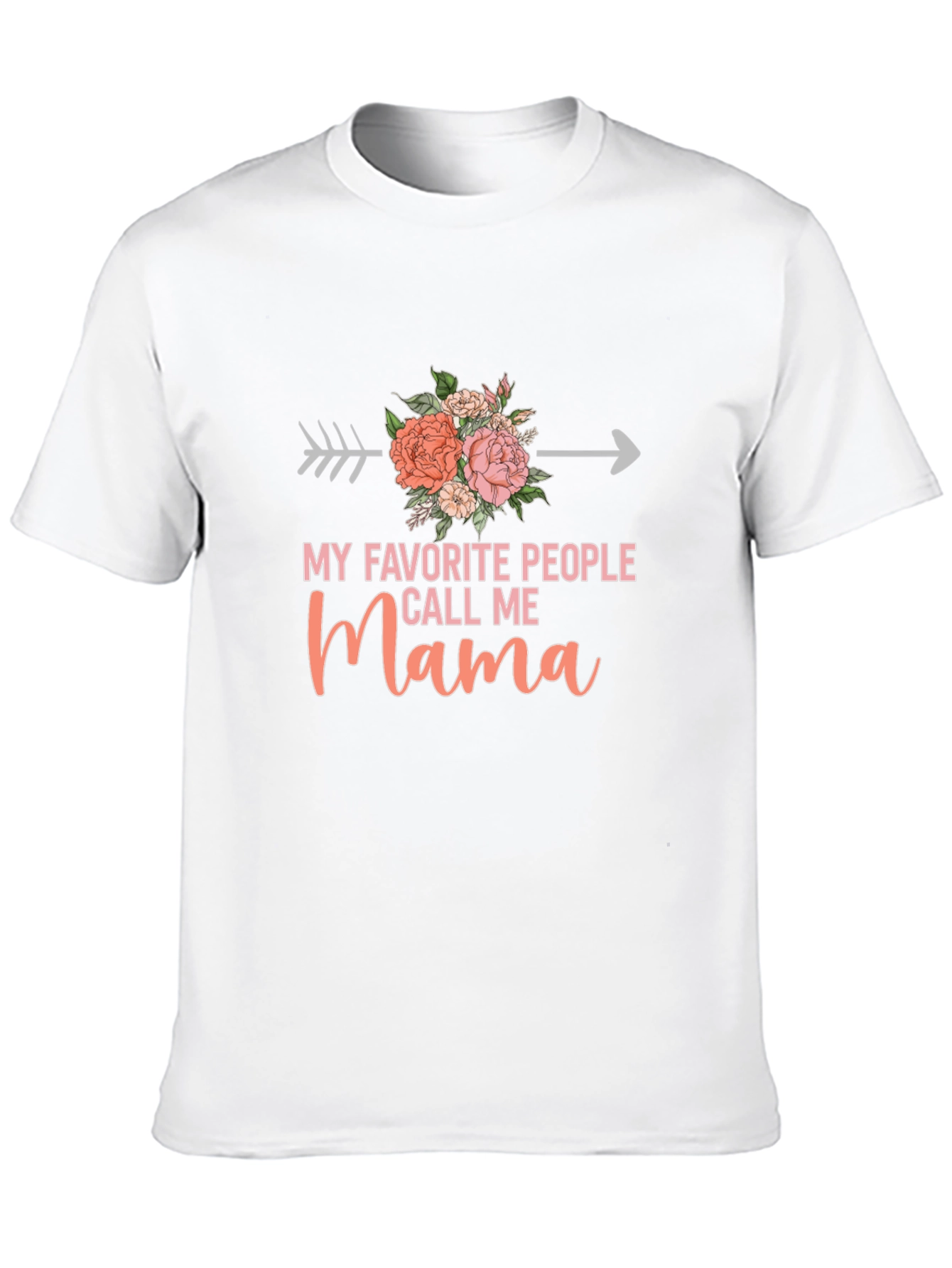 Mama Floral Arrow T-Shirt