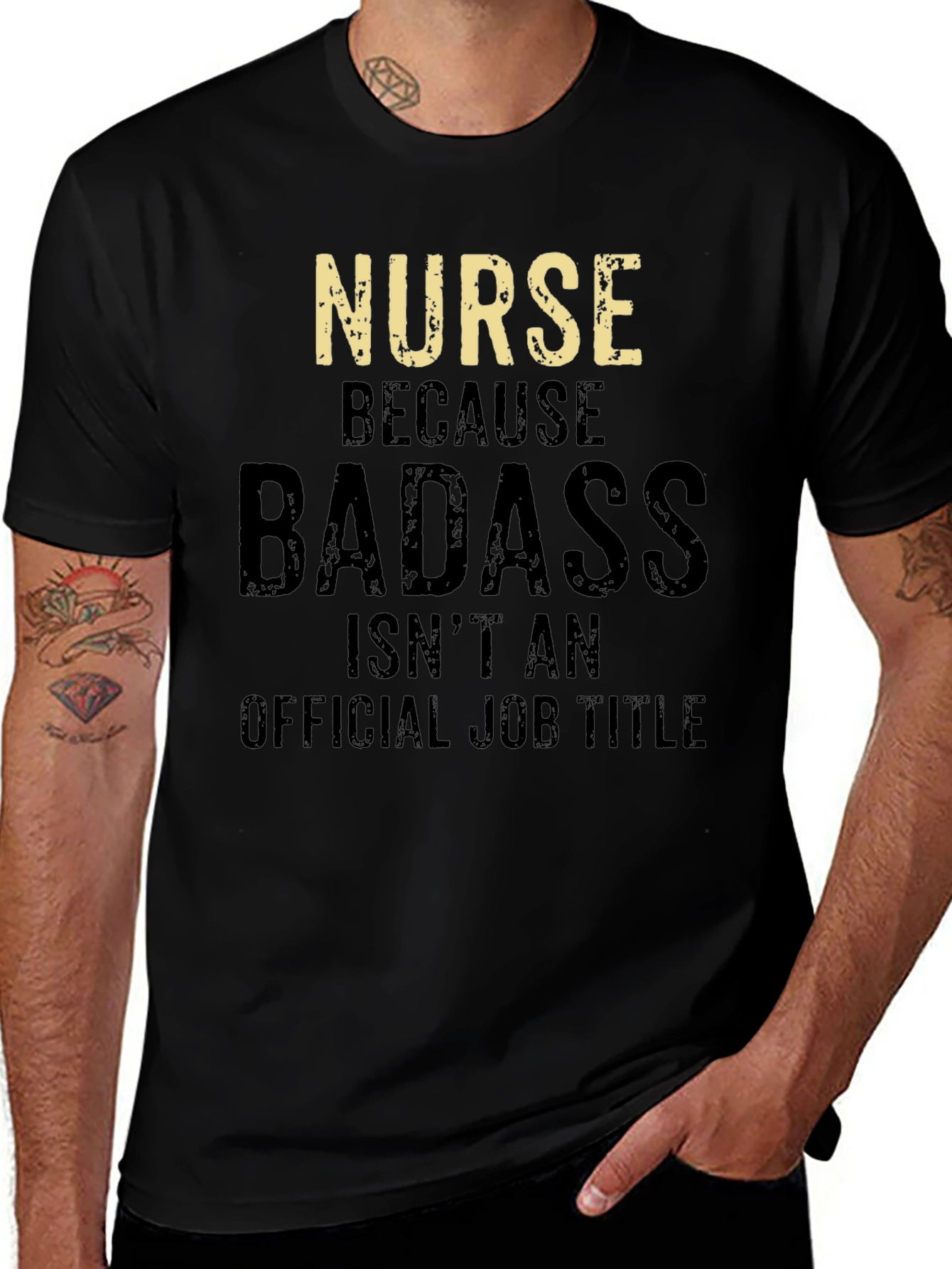 Nurse Badass Graphic T-Shirt