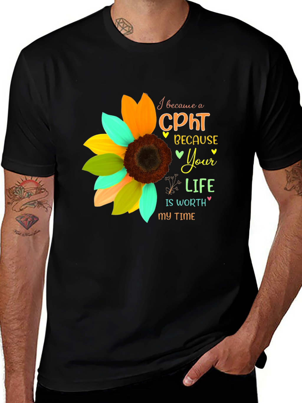 CPHT Sunflower Graphic T-Shirt - Unisex Fit