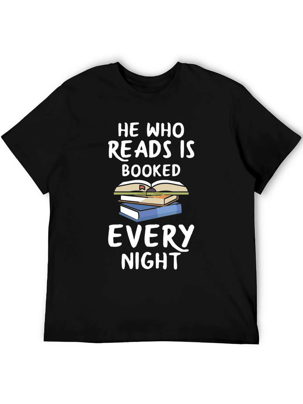 Booked Every Night Reading T-Shirt