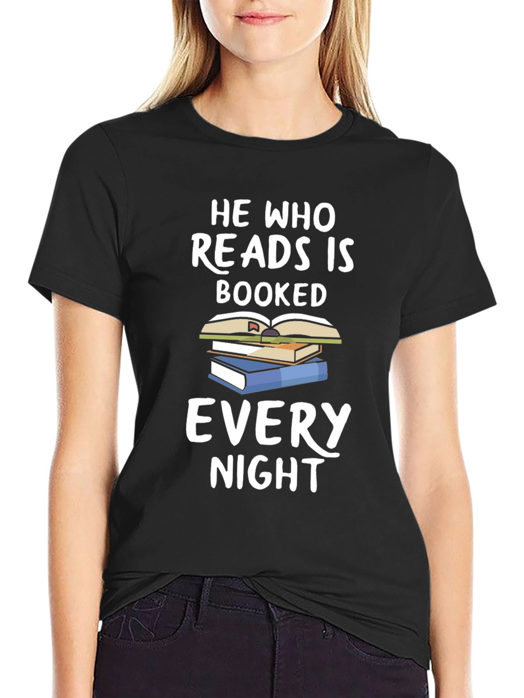 Booked Every Night Reading T-Shirt