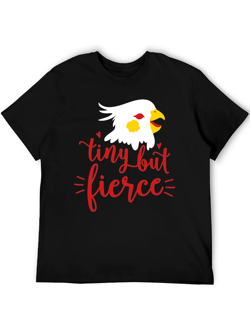 Tiny But Fierce Graphic Tee - Black