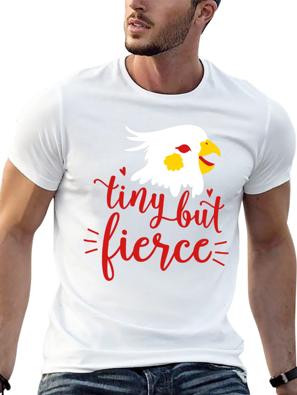 Tiny But Fierce Graphic Tee - Black