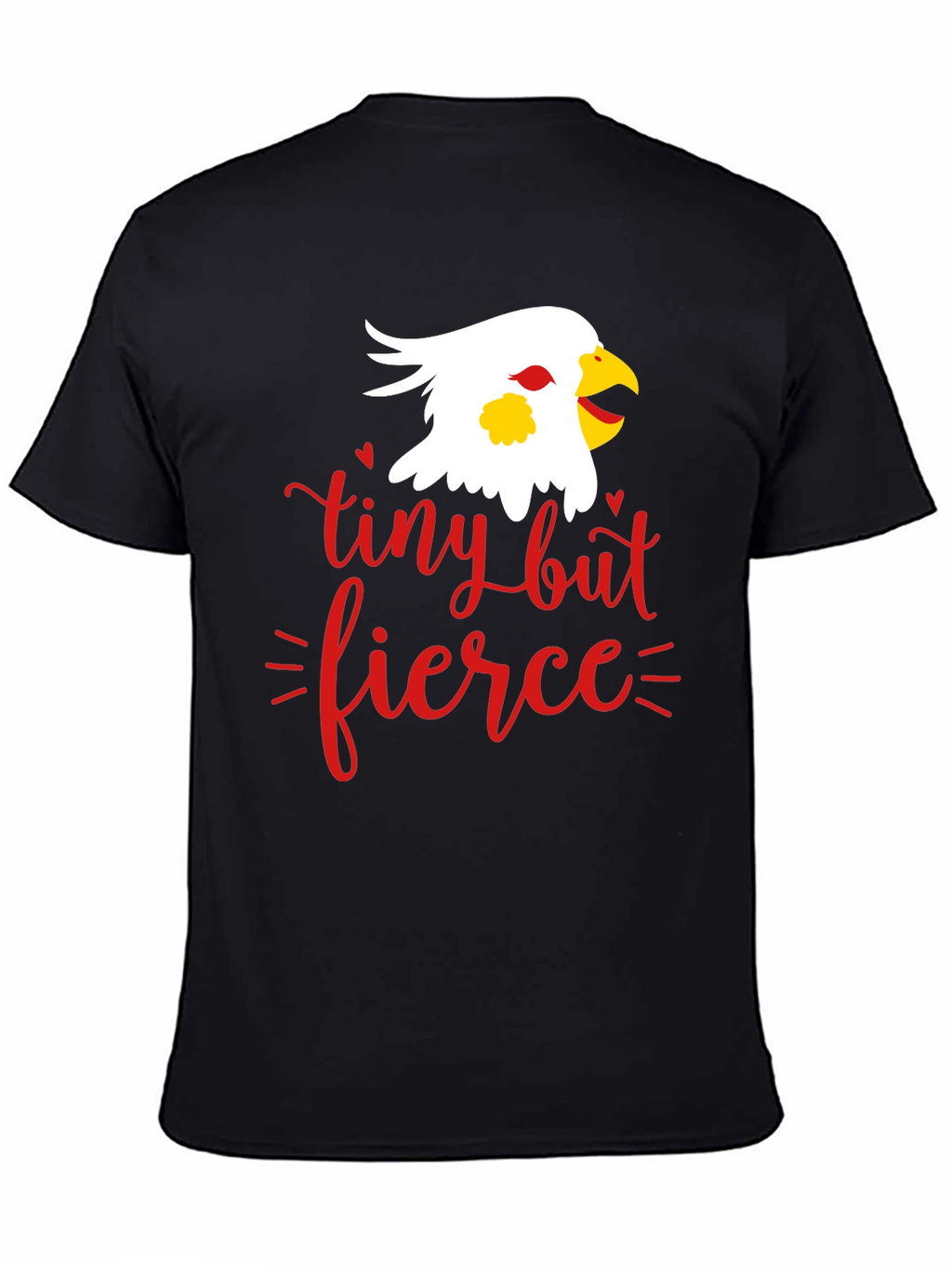 Tiny But Fierce Graphic Tee - Black
