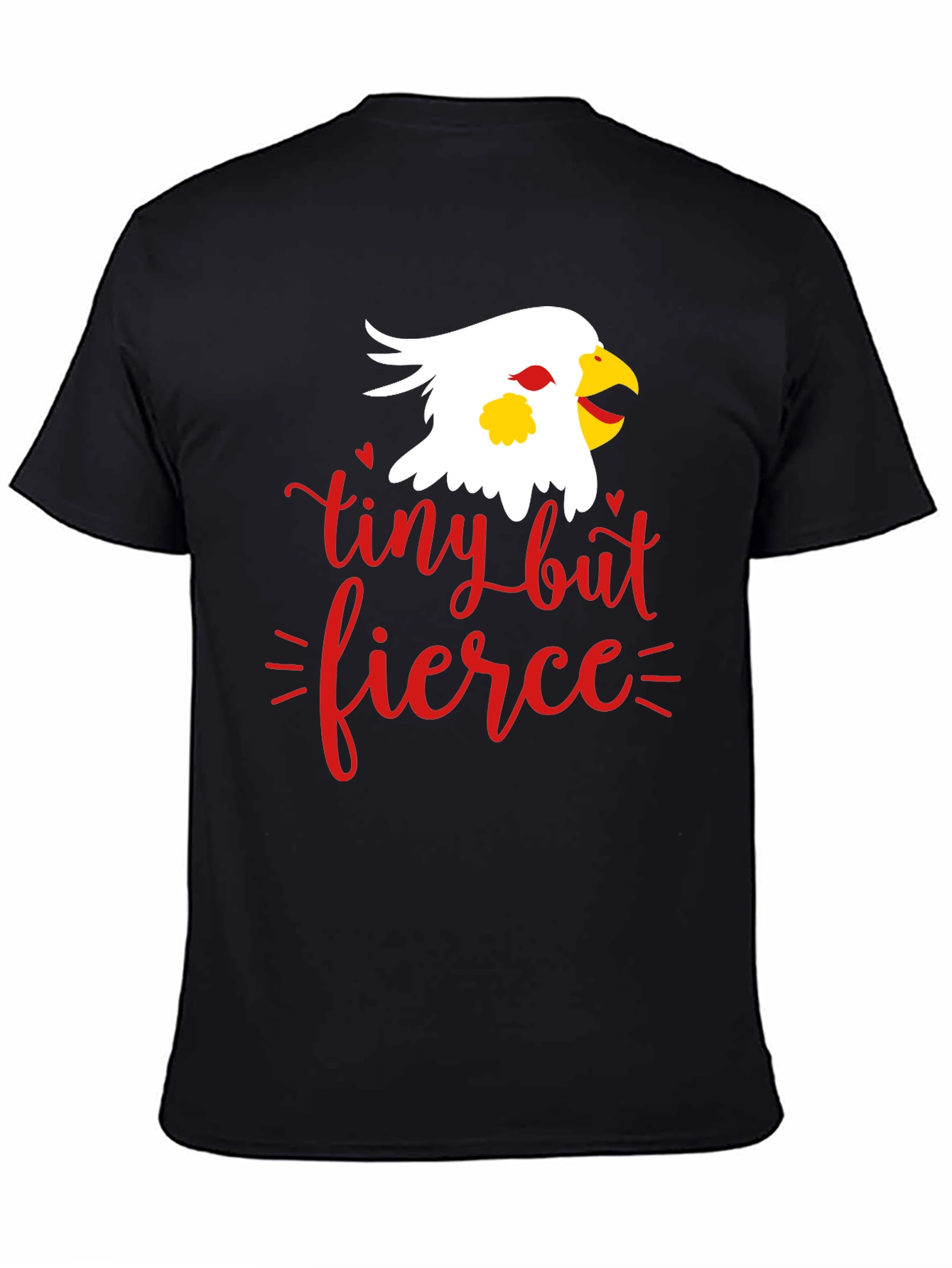 Tiny But Fierce Graphic Tee - Black