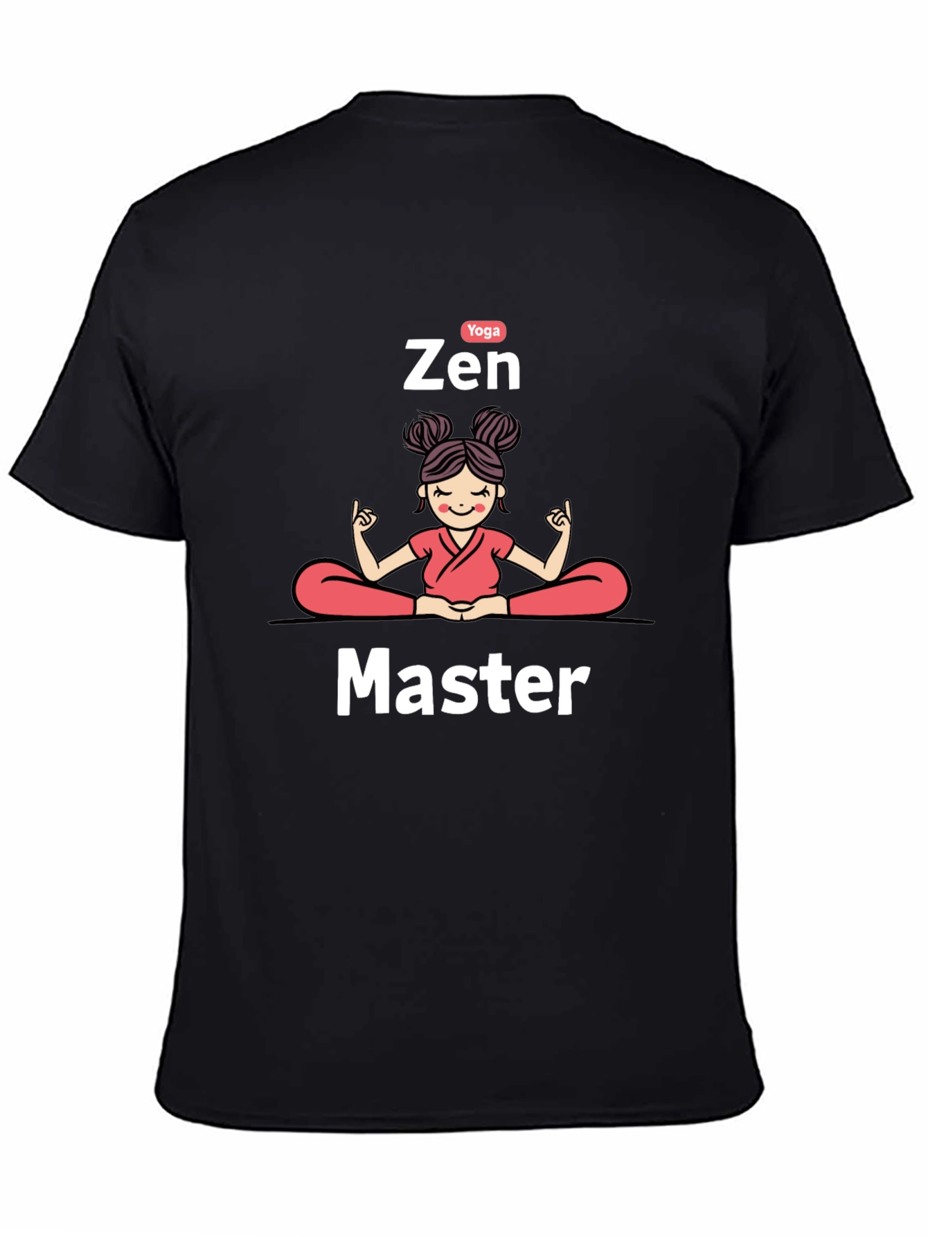 Zen Master Yoga Black T-Shirt