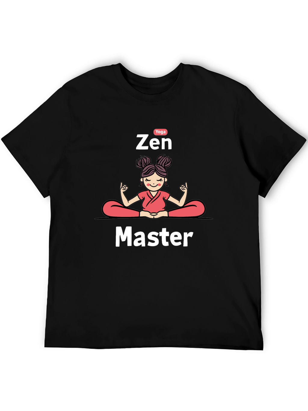 Zen Master Yoga Black T-Shirt