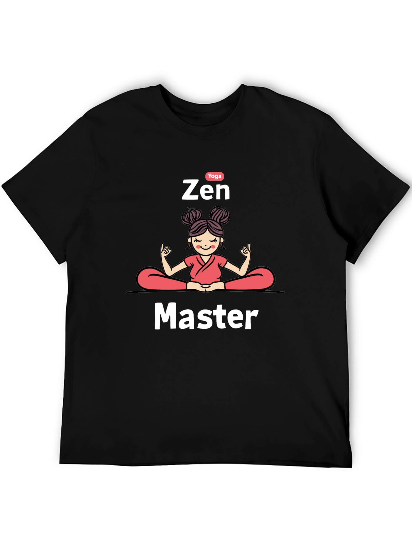 Zen Master Yoga Black T-Shirt