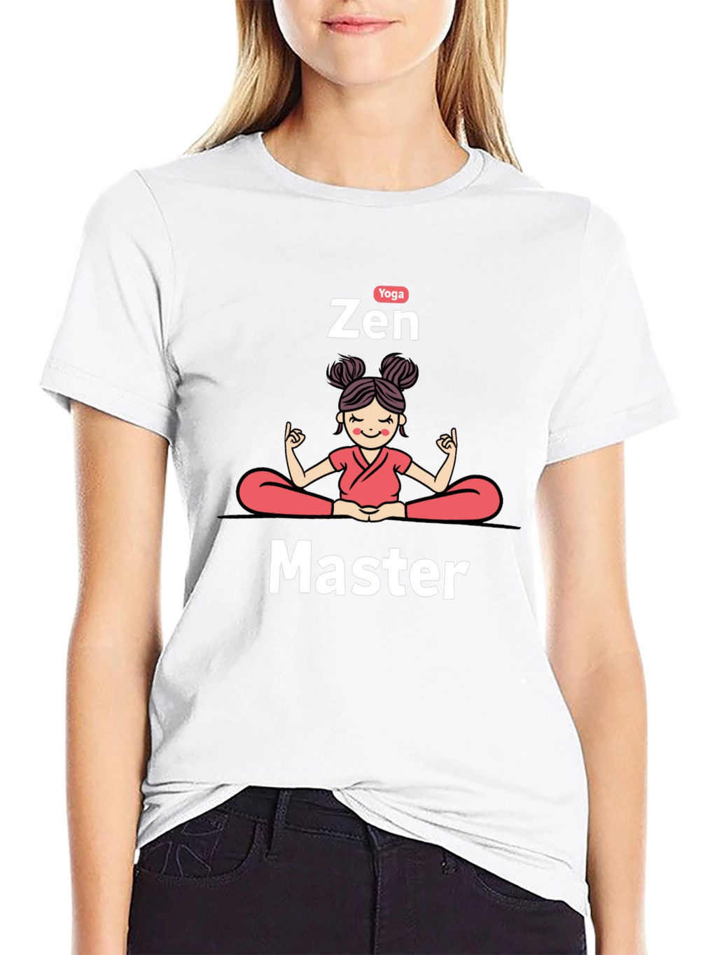 Zen Master Yoga Black T-Shirt
