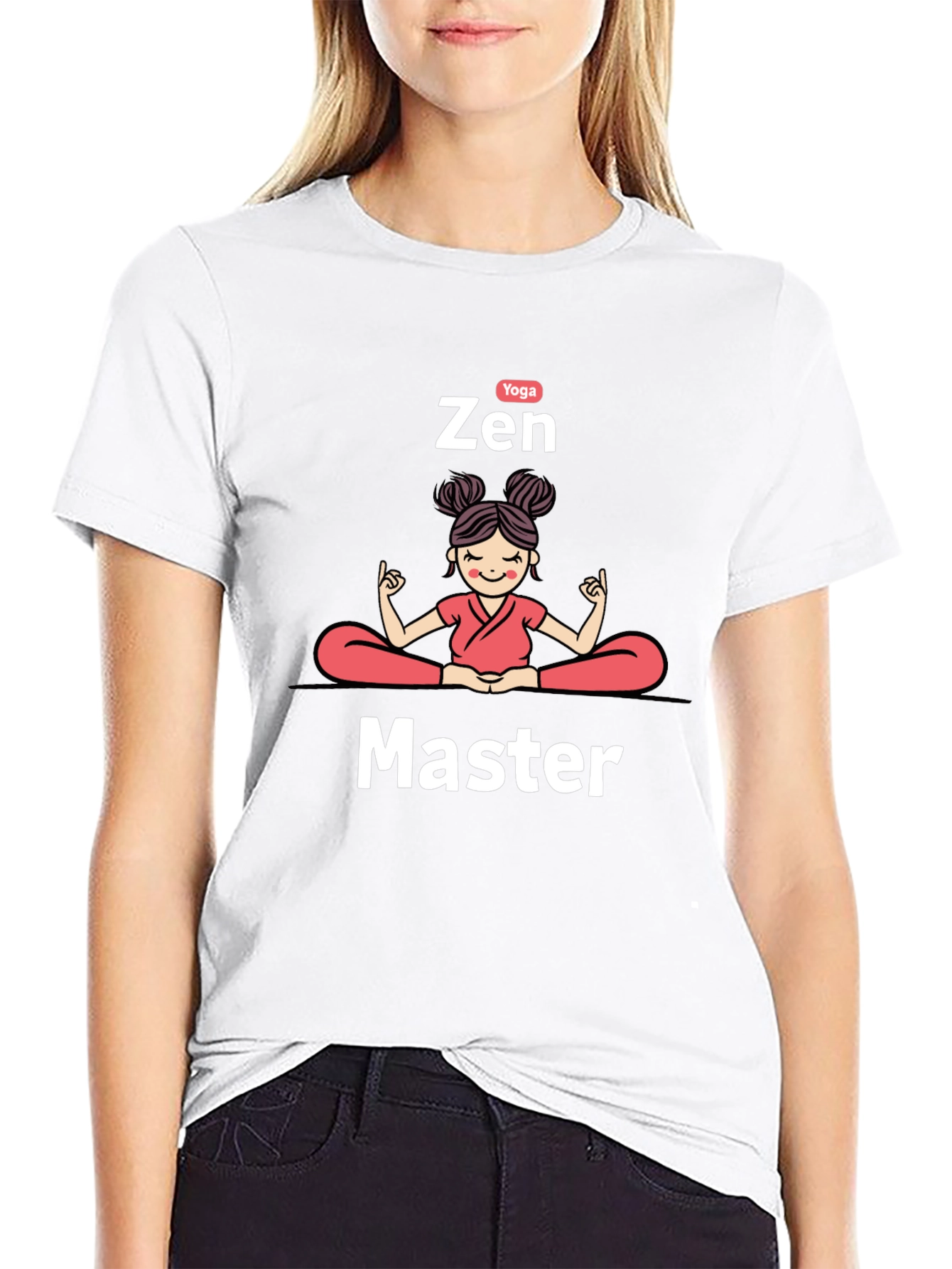 Zen Master Yoga Black T-Shirt