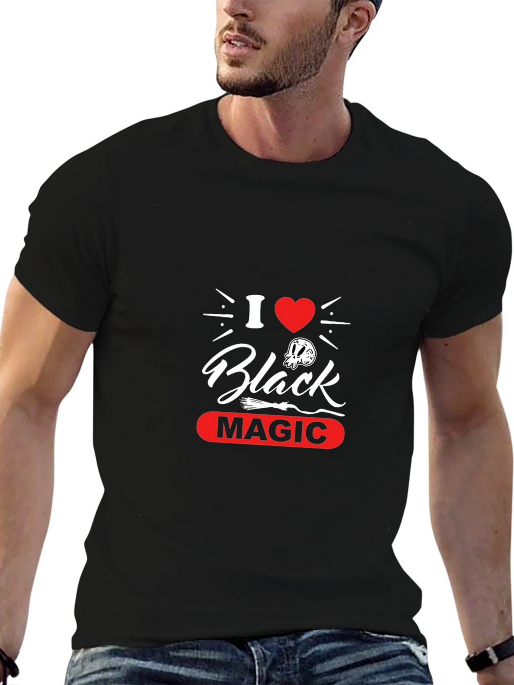 I Love Black Magic T-Shirt - Halloween Tee