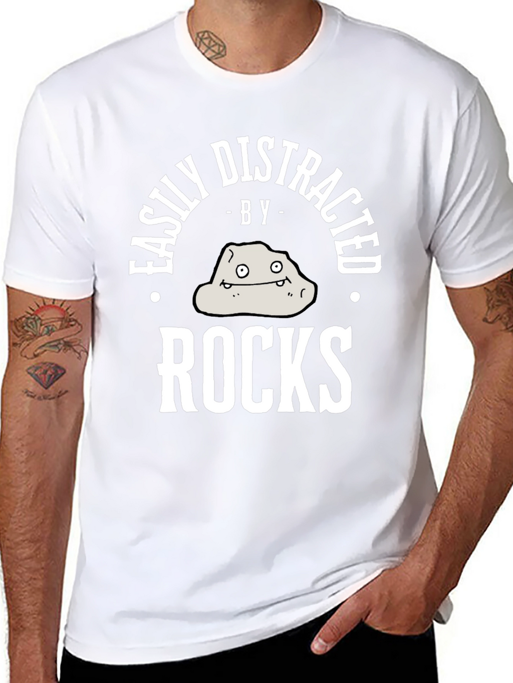 Easily Distracted By Rocks T-Shirt