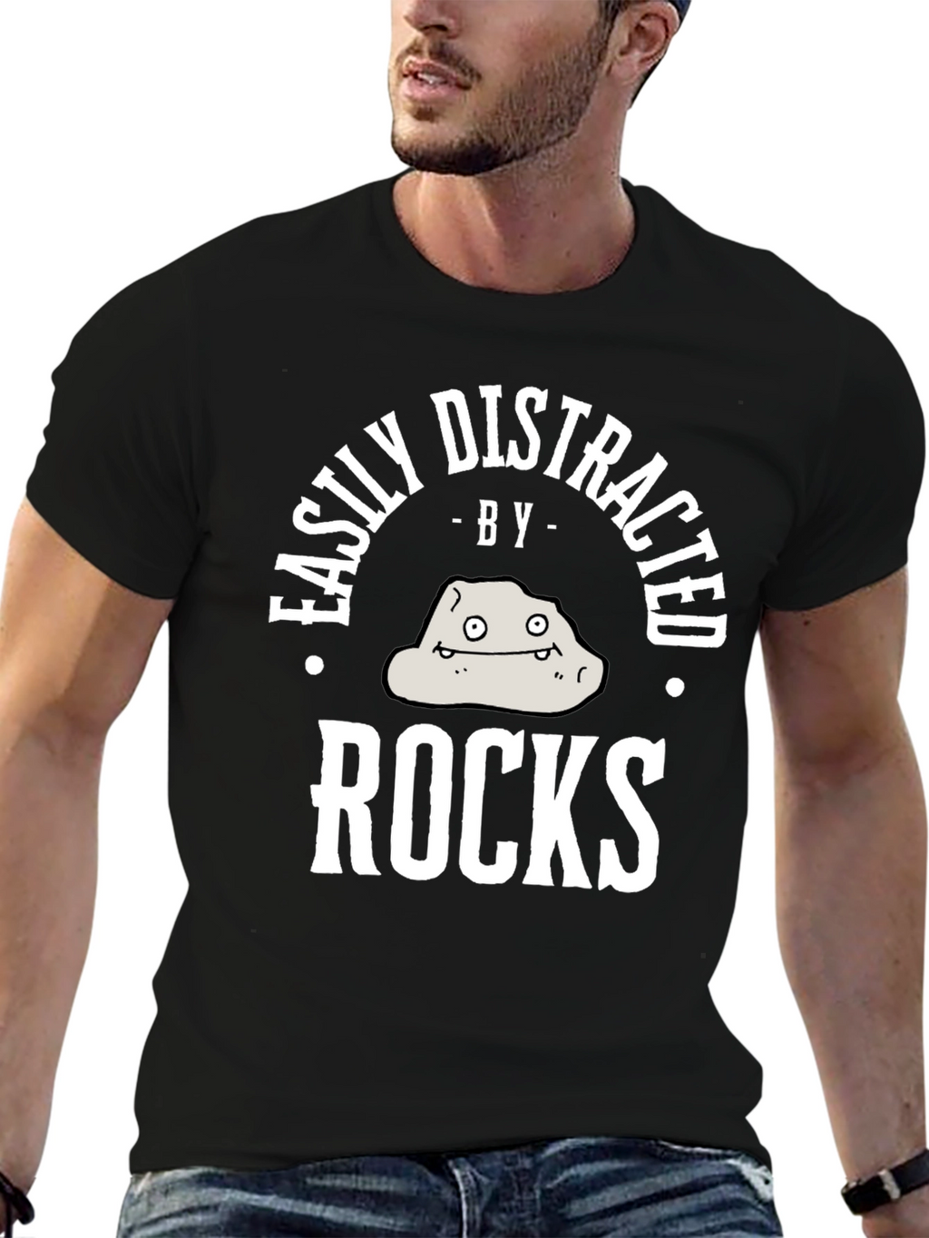 Easily Distracted By Rocks T-Shirt