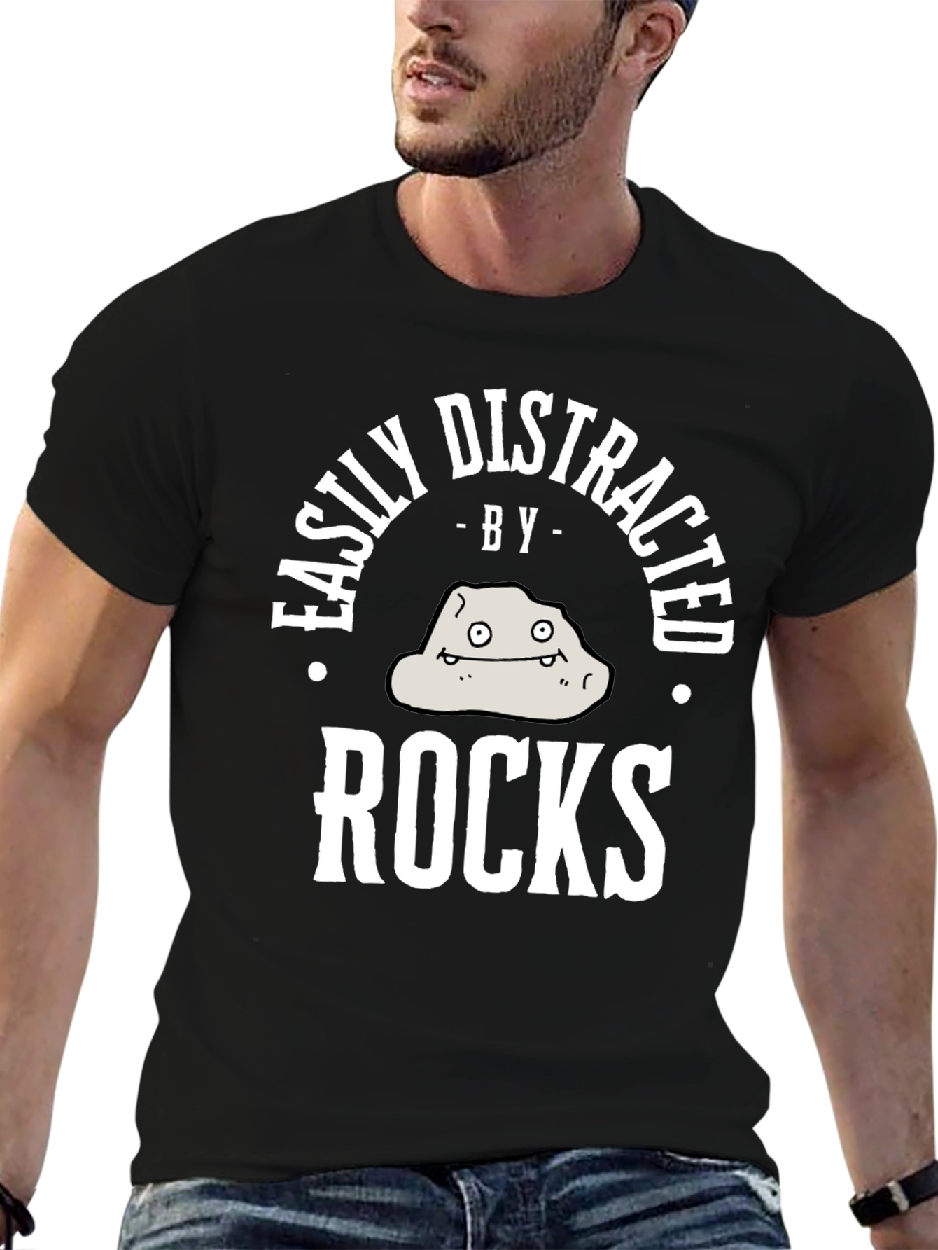 Easily Distracted By Rocks T-Shirt