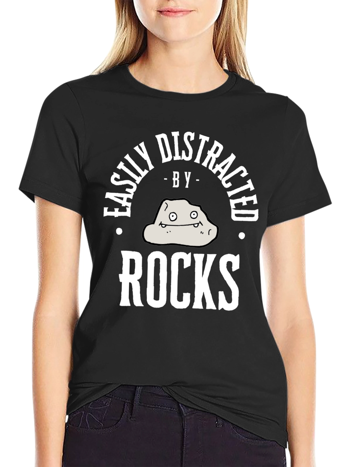 Easily Distracted By Rocks T-Shirt