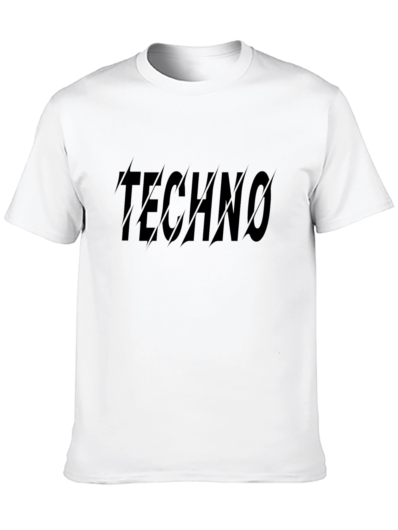 Techno Graphic Black T-Shirt