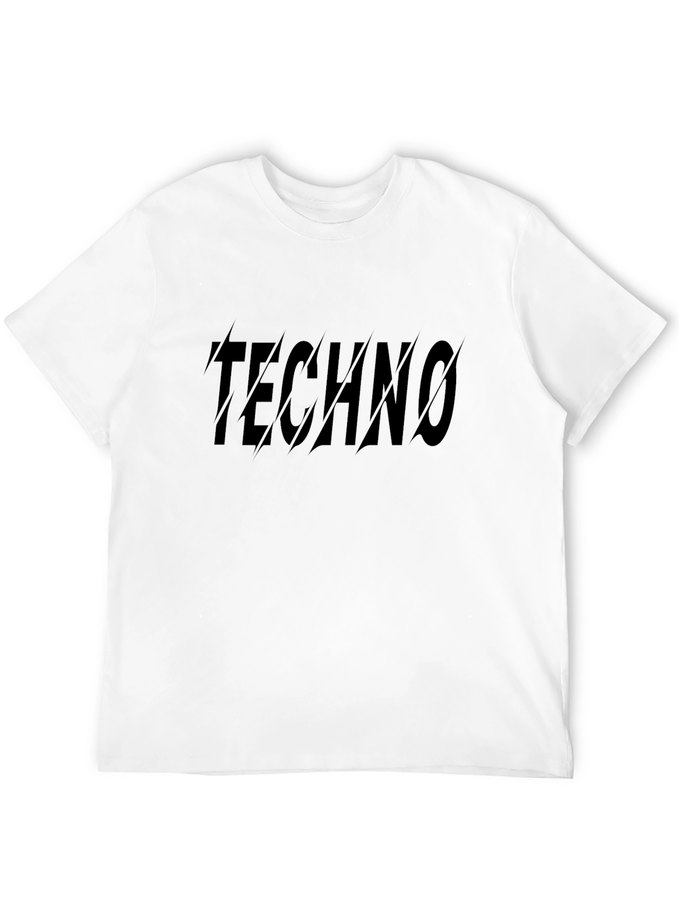 Techno Graphic Black T-Shirt