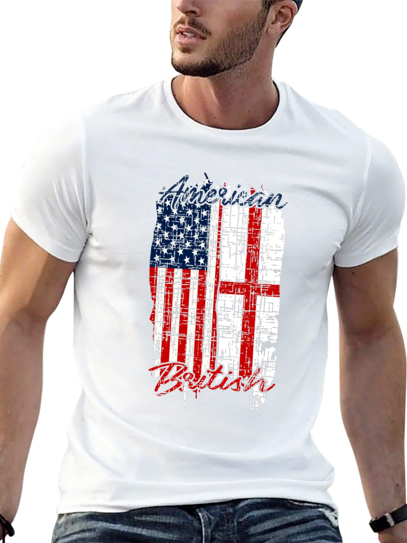 American British Flag T-Shirt