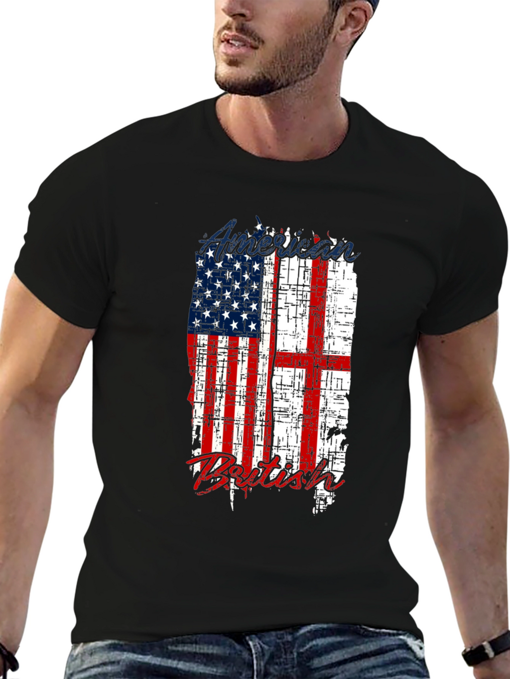 American British Flag T-Shirt