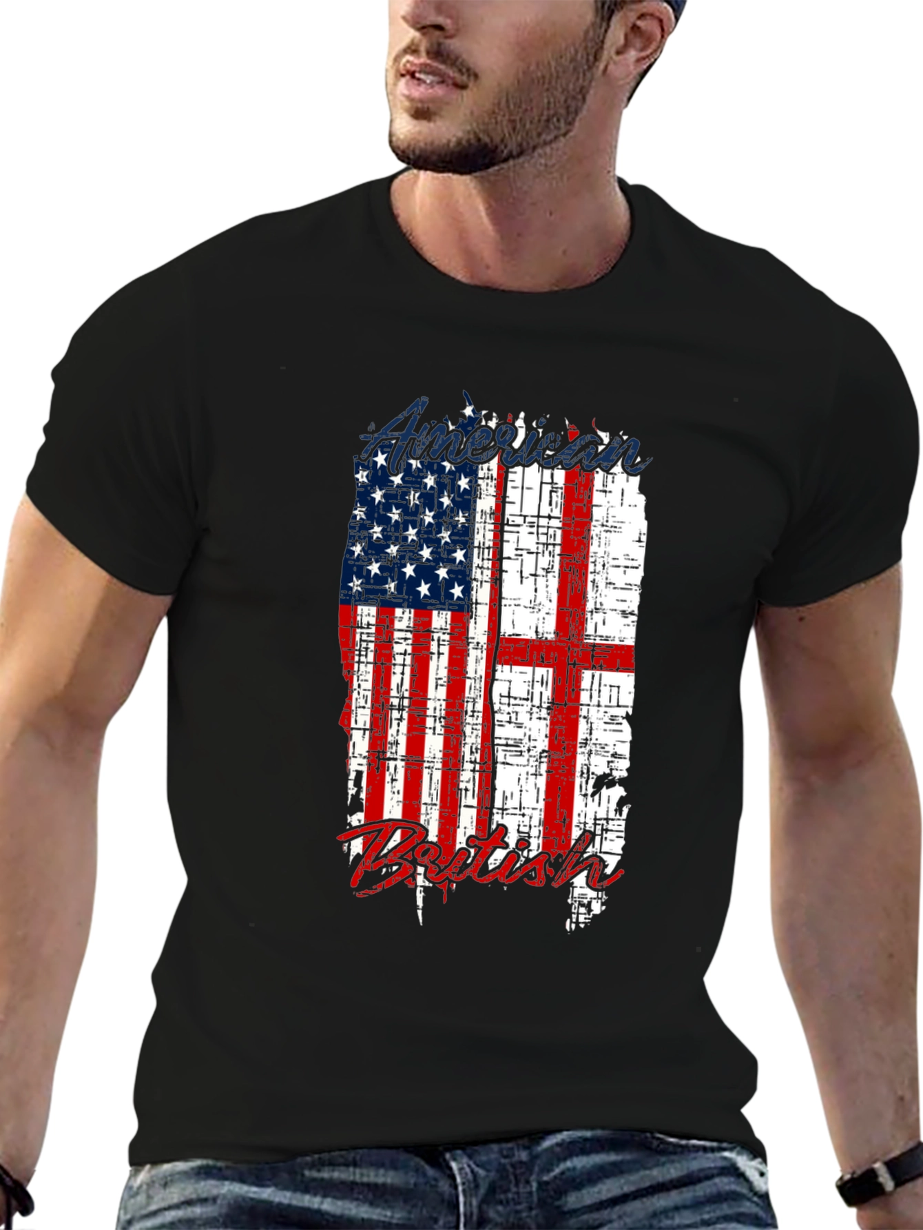 American British Flag T-Shirt