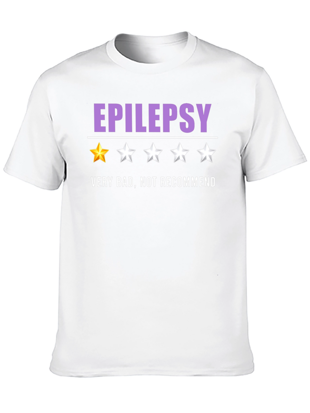 Epilepsy One-Star Funny Graphic T-Shirt