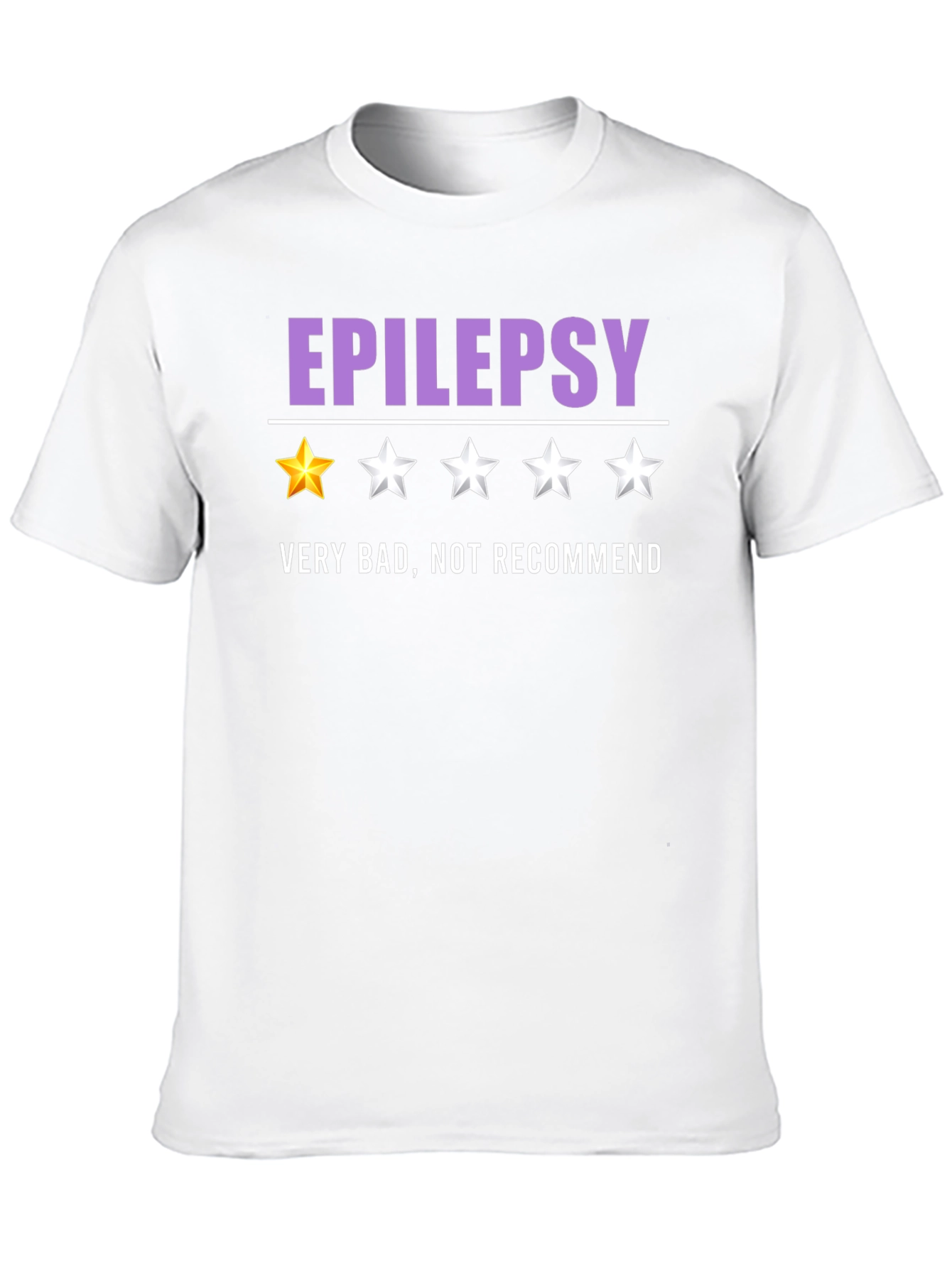 Epilepsy One-Star Funny Graphic T-Shirt