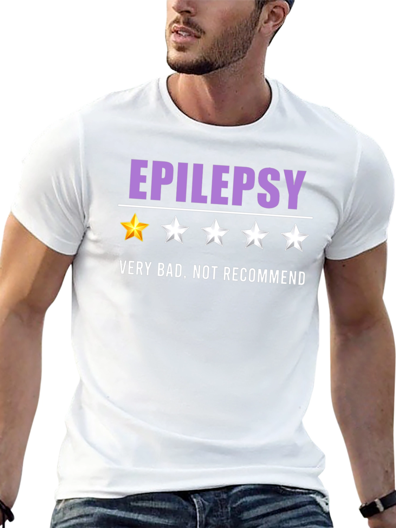 Epilepsy One-Star Funny Graphic T-Shirt