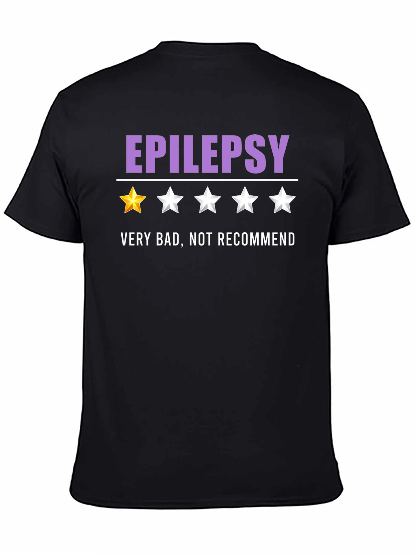 Epilepsy One-Star Funny Graphic T-Shirt