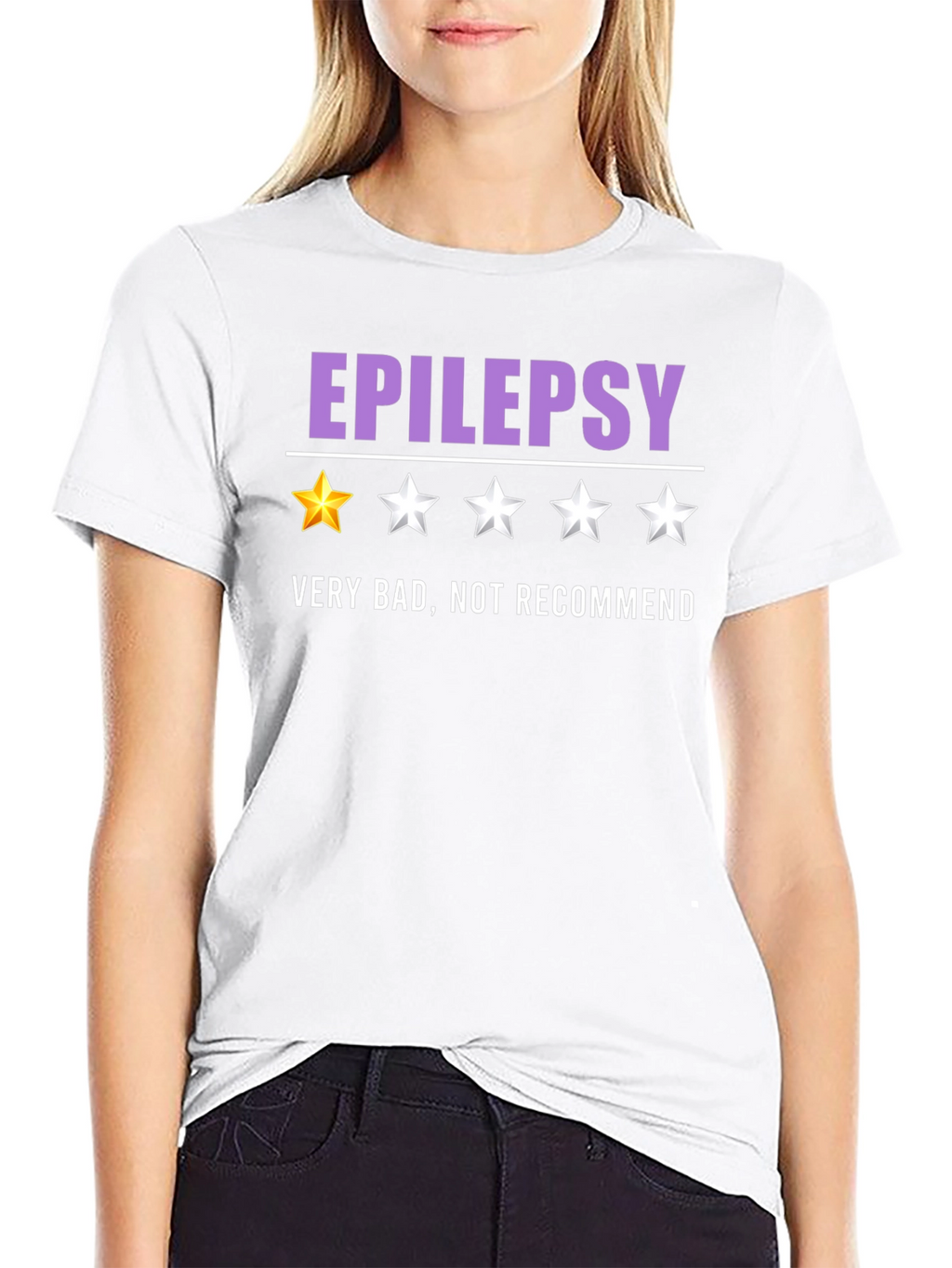 Epilepsy One-Star Funny Graphic T-Shirt