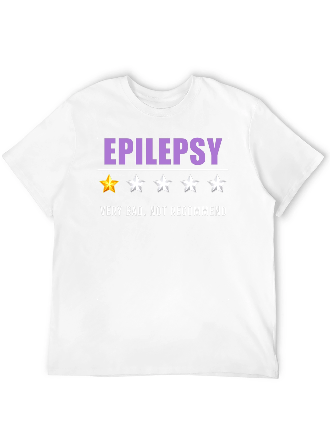 Epilepsy One-Star Funny Graphic T-Shirt
