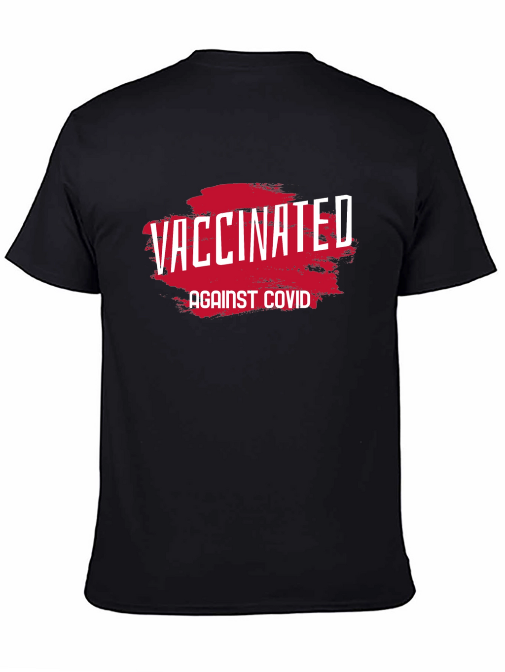 Vaccinated Against COVID T-Shirt - Black