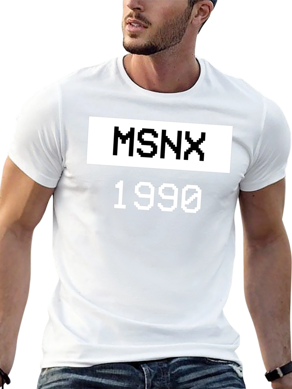 MSNX 1990 Graphic Tee - Retro Gaming Inspired Shirt