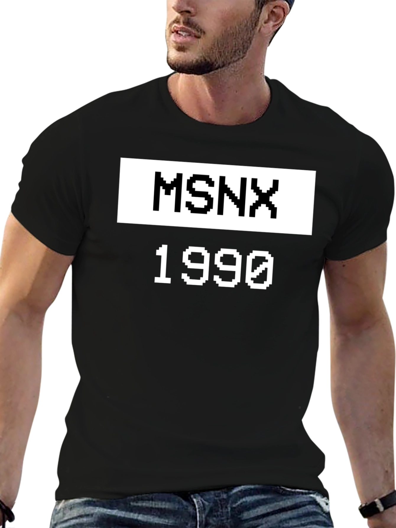 MSNX 1990 Graphic Tee - Retro Gaming Inspired Shirt