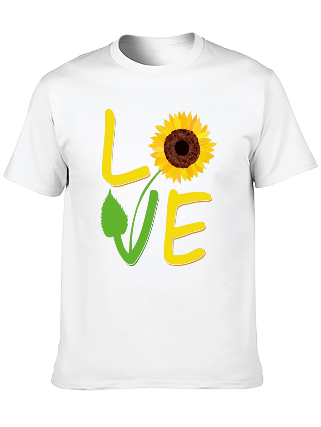 Sunflower Love Graphic Tee - Black