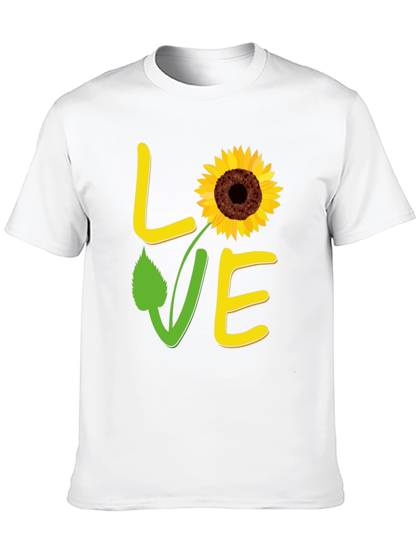 Sunflower Love Graphic Tee - Black
