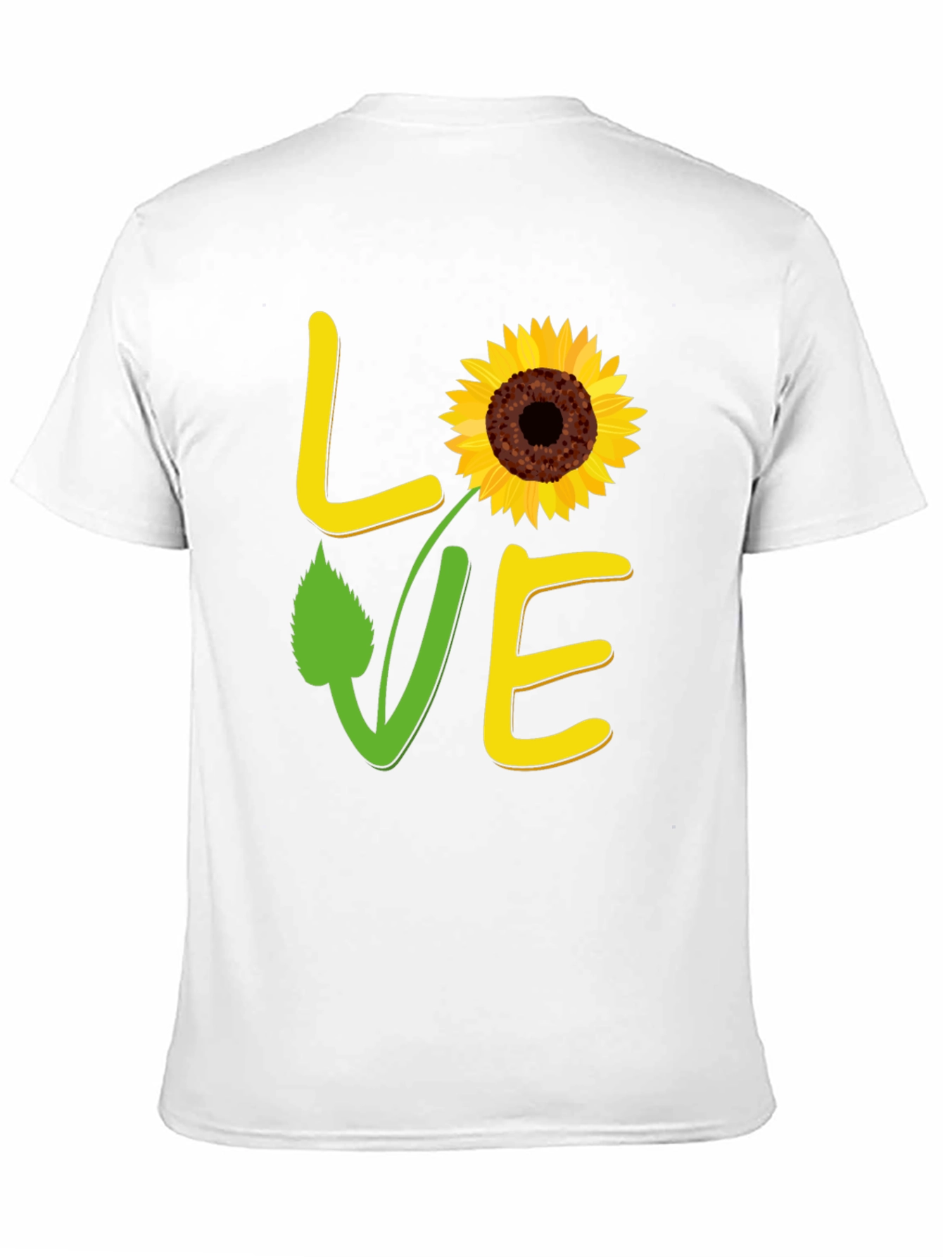Sunflower Love Graphic Tee - Black