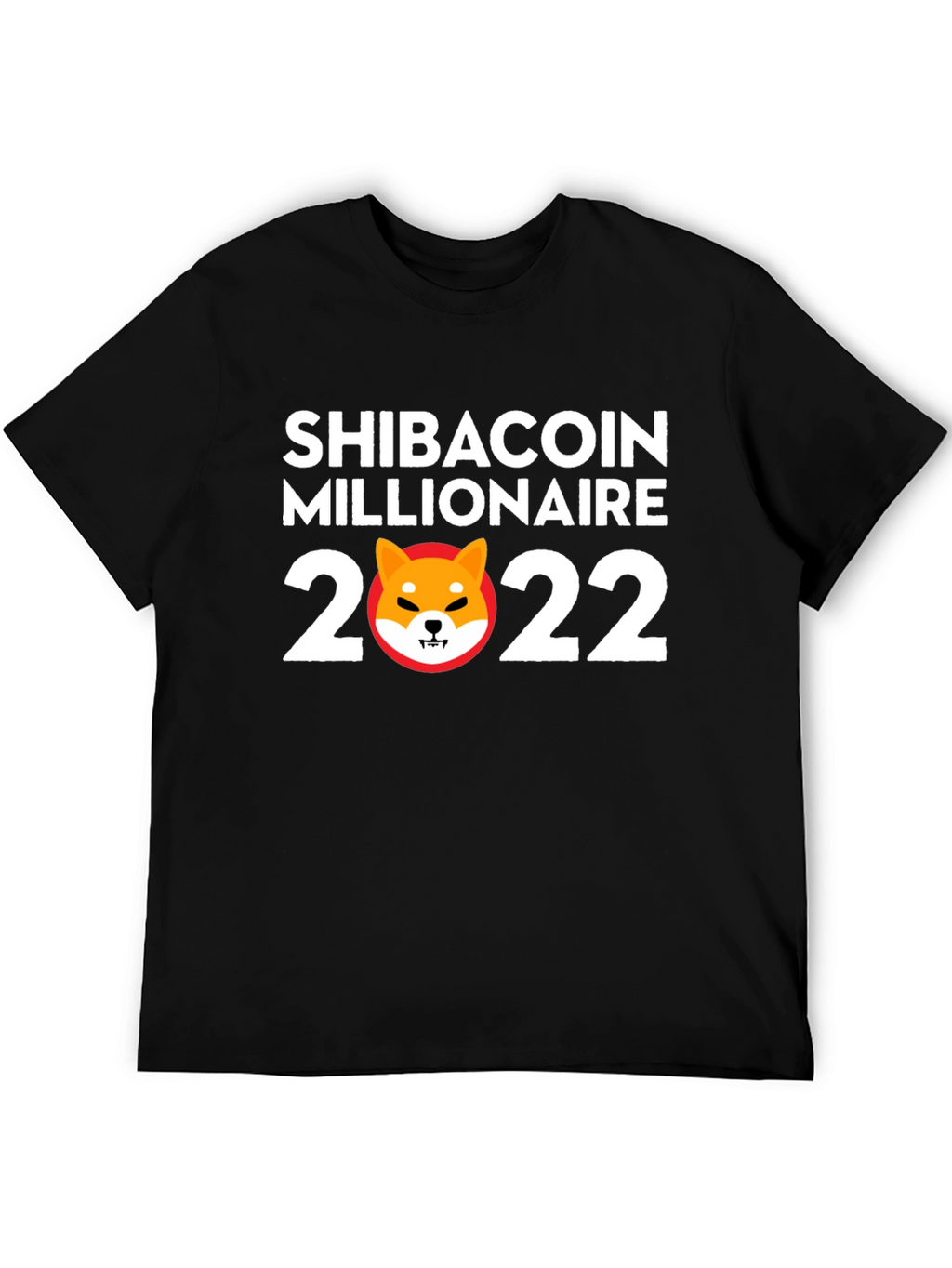 Shibacoin Millionaire 2022 Black T-Shirt
