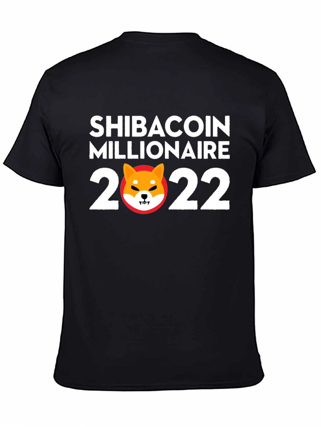 Shibacoin Millionaire 2022 Black T-Shirt