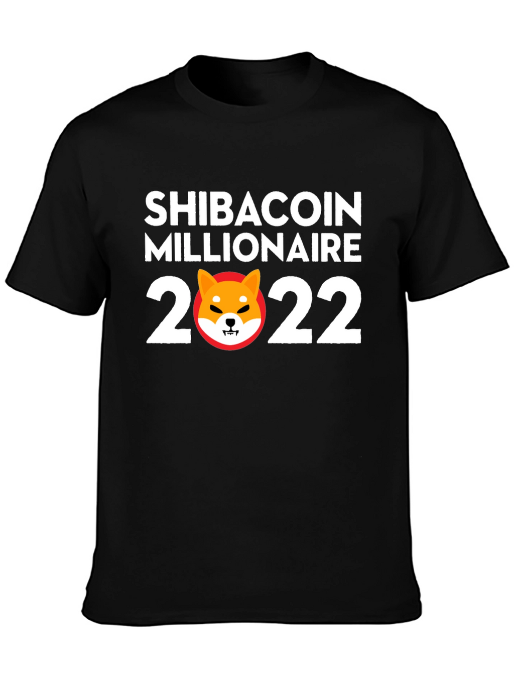 Shibacoin Millionaire 2022 Black T-Shirt