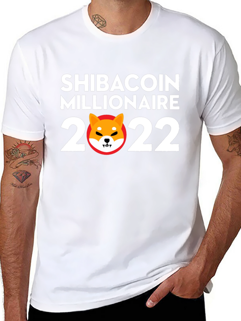 Shibacoin Millionaire 2022 Black T-Shirt