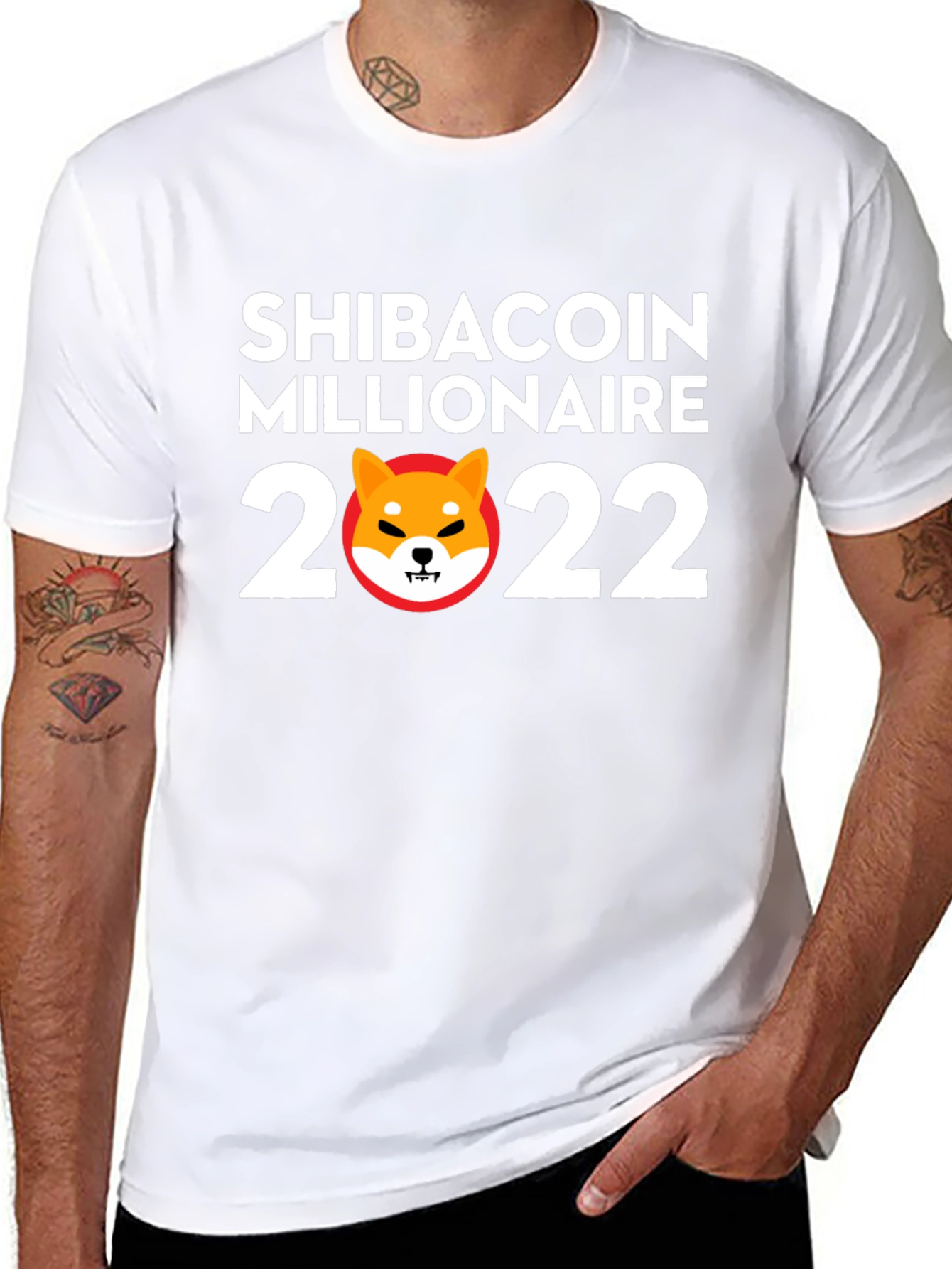 Shibacoin Millionaire 2022 Black T-Shirt