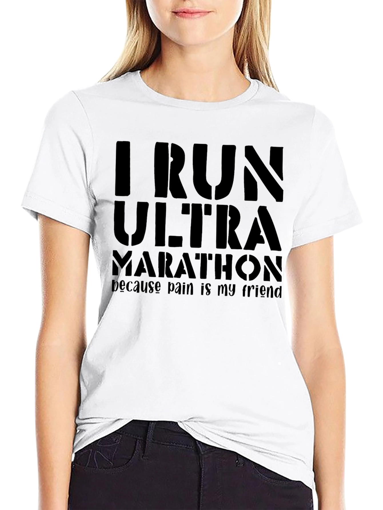 I Run Ultra Marathon Graphic T-Shirt