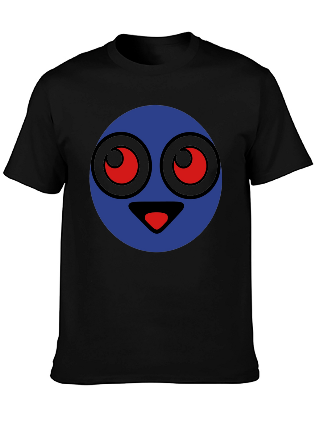 Funny Cartoon Face Graphic T-Shirt