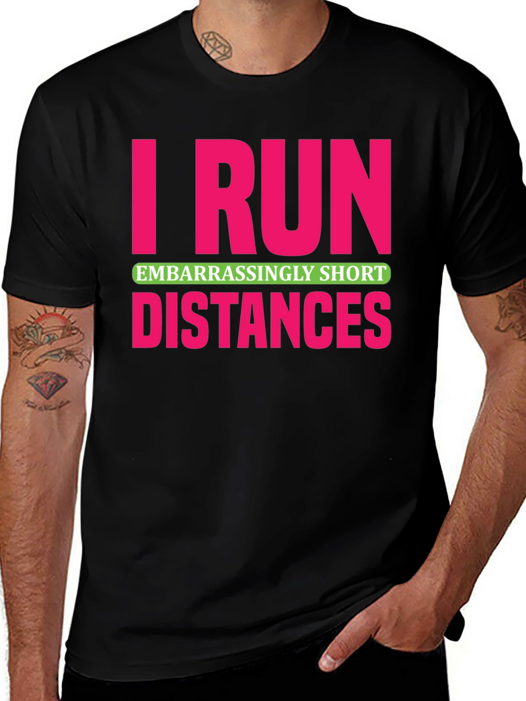 I Run Embarrassingly Short Distances T-Shirt