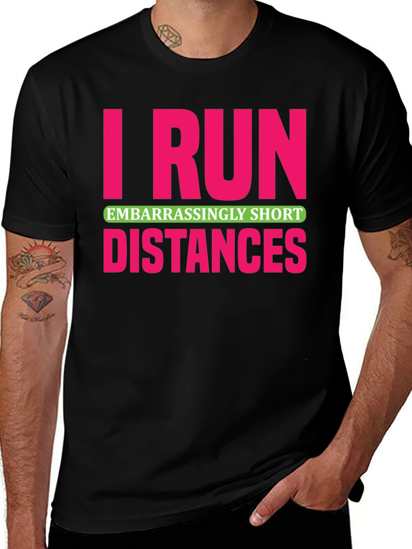 I Run Embarrassingly Short Distances T-Shirt