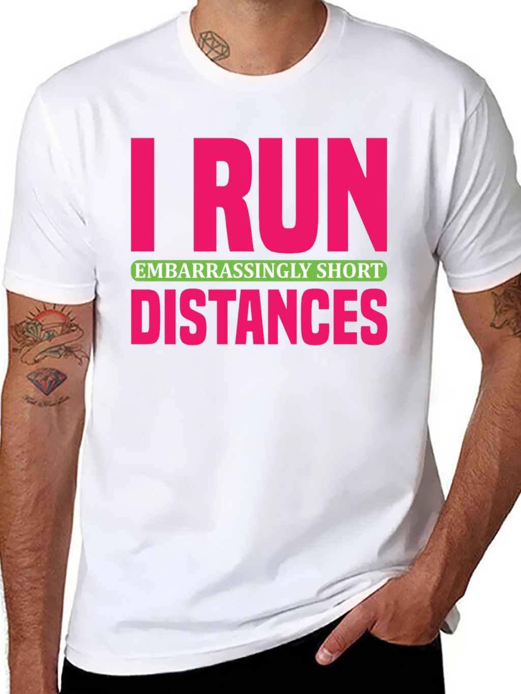 I Run Embarrassingly Short Distances T-Shirt