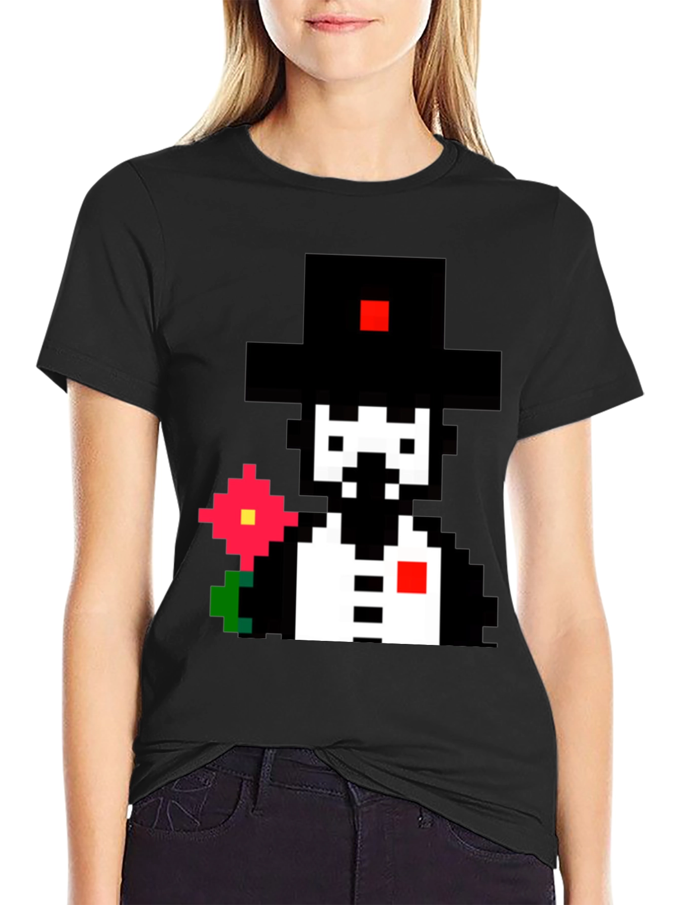 Pixel Art Gentleman T-Shirt
